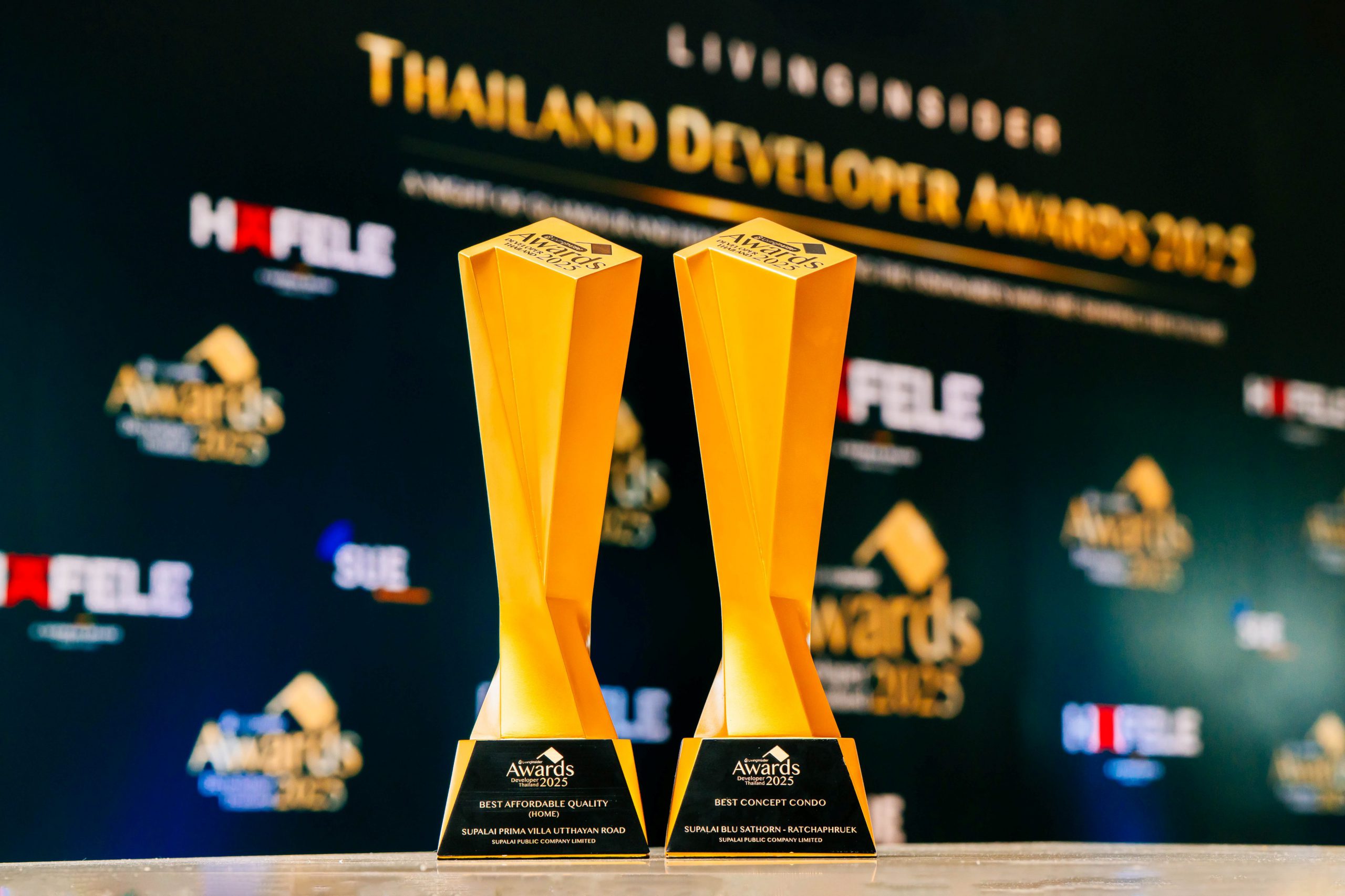 ศุภาลัย คว้าชัย 2 รางวัลใหญ่ Best Affordable Quality & Best Concept Design ย้ำแนวคิด “Quality Begins Inside” คุณภาพที่ดี… ไม่ได้อยู่แค่เปลือกนอก